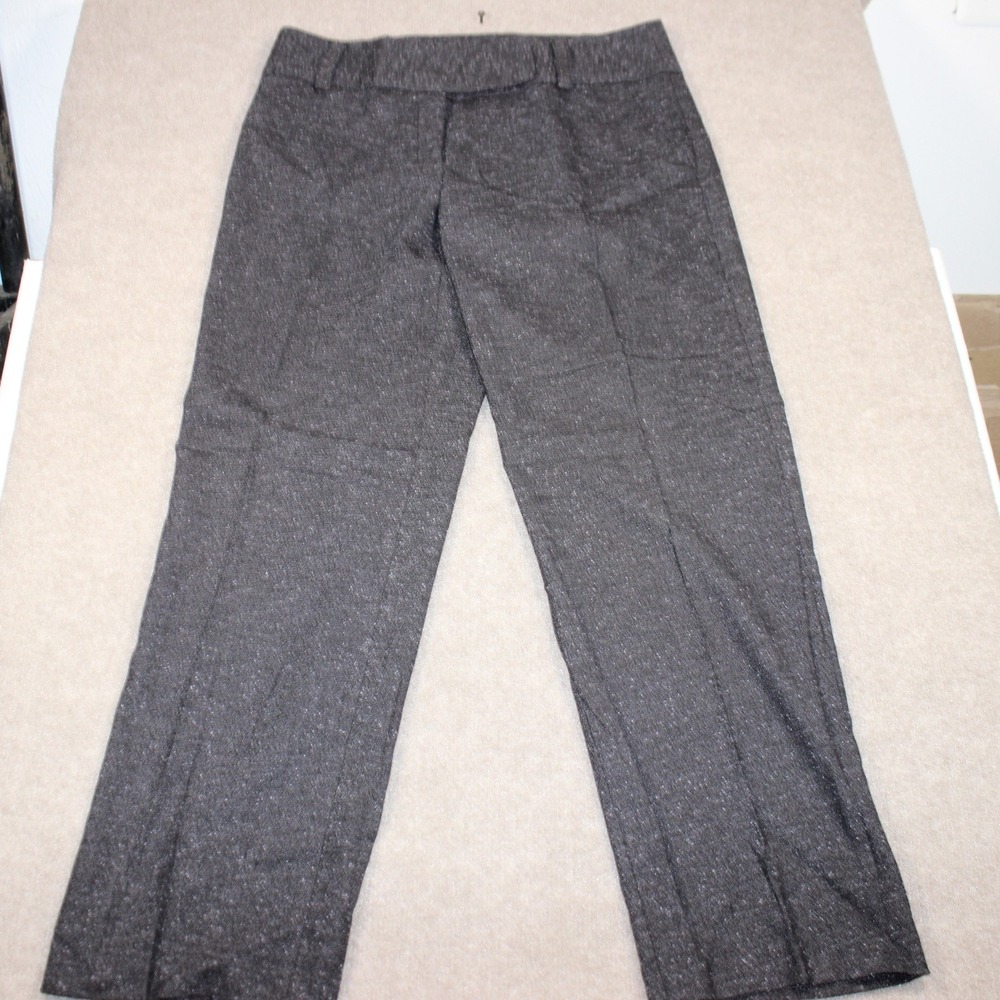 Alyx Womens Size 12 Charcoal Grey Speckled Straight Leg Dress Pants Trousers
